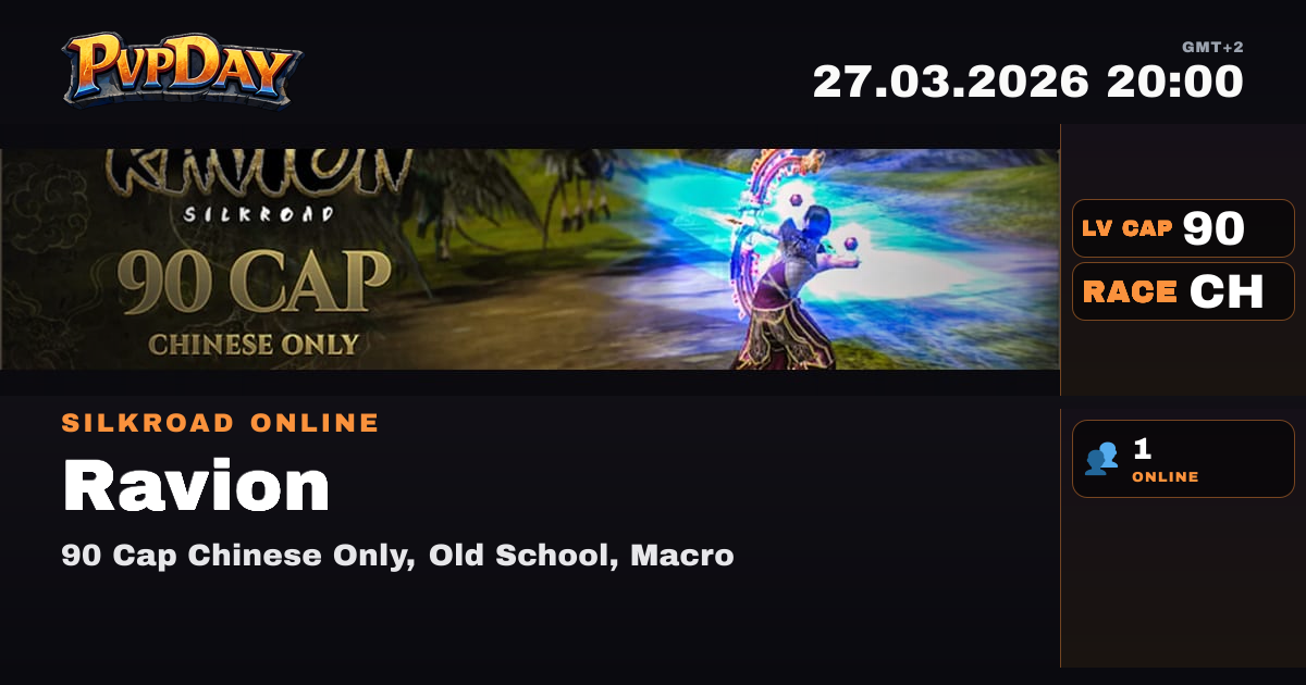 Ravion — Silkroad Online Sunucusu | pvpday.com